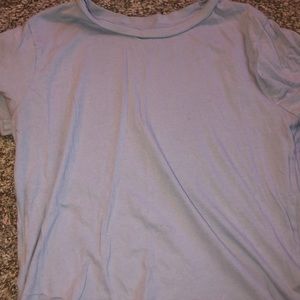 light blue classic tee